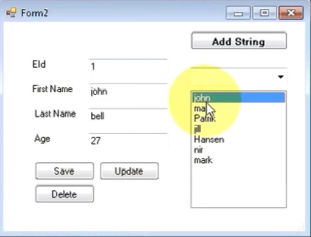 Adding String on Form